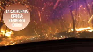 La California è in fiamme: 3 momenti eroici